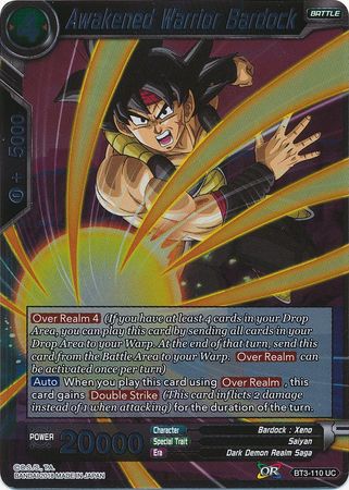 Awakened Warrior Bardock BT3-110 (FOIL)