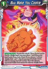 dragonball super card game bt3 cross worlds buu make you cookie bt3 054 foil