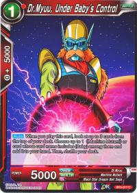 dragonball super card game bt3 cross worlds dr myuu under baby s control bt3 017 foil