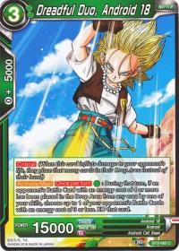 dragonball super card game bt3 cross worlds dreadful duo android 18 bt3 065