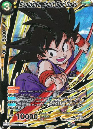 Explosive Spirit Son Goku BT3-088 (SPR)