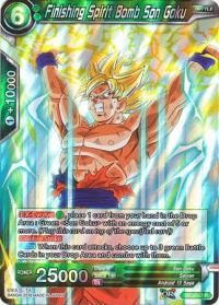 dragonball super card game bt3 cross worlds finishing spirit bomb son goku bt3 057