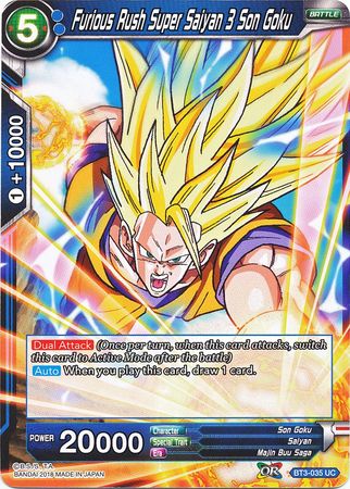 Furious Rush Super Saiyan 3 Son Goku BT3-035 (FOIL)