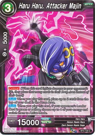 Haru Haru, Attacker Majin BT3-120 (FOIL)