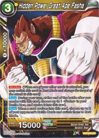 dragonball super card game bt3 cross worlds hidden power great ape fasha bt3 098