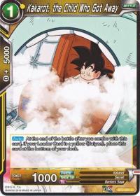 dragonball super card game bt3 cross worlds kakarot the child who got away bt3 091 foil