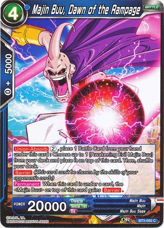 Majin Buu, Dawn of the Rampage BT3-050 (FOIL)