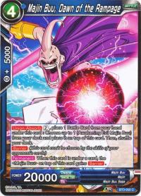 dragonball super card game bt3 cross worlds majin buu dawn of the rampage bt3 050 foil