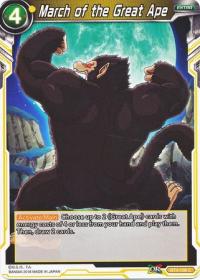 dragonball super card game bt3 cross worlds march of the great ape bt3 106 foil