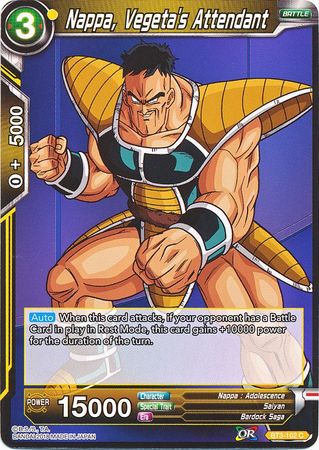 Nappa, Vegeta's Attendant BT3-102 (FOIL)