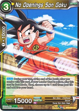 No Openings Son Goku BT3-090