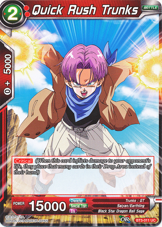 Quick Rush Trunks BT3-011 (FOIL)