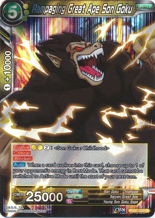 Rampaging Great Ape Son Goku BT3-089