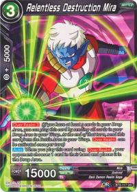 dragonball super card game bt3 cross worlds relentless destruction mira bt3 117 foil