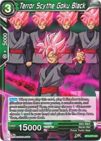 dragonball super card game bt3 cross worlds terror scythe goku black bt3 075 foil