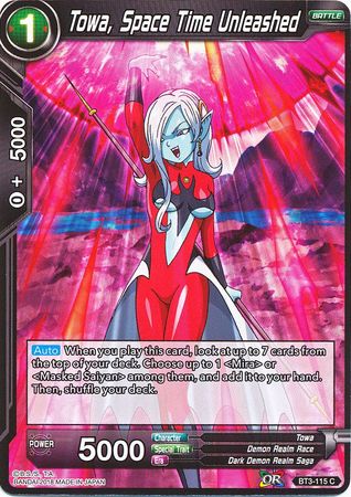 Towa, Space Time Unleashed BT3-115 (FOIL)