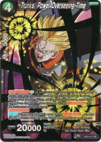 dragonball super card game bt3 cross worlds trunks power overseeing time bt3 111