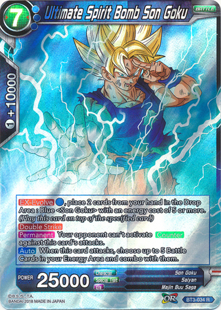 Ultimate Spirit Bomb Son Goku BT3-034