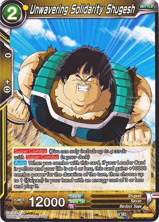 Unwavering Solidarity Shugesh BT3-100 (FOIL)