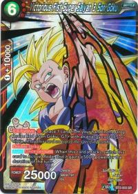 dragonball super card game bt3 cross worlds victorious fist super saiyan 3 son goku bt3 003