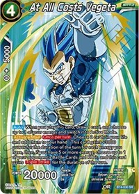 At All Costs Vegeta  BT4-030 SR