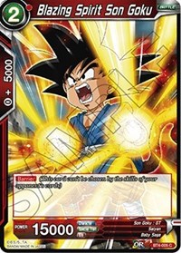 Blazing Spirit Son Goku BT4-005 (FOIL)