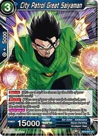 dragonball super card game bt4 colossal warfare city patrol great saiyaman bt4 027 foil