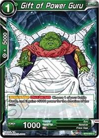 dragonball super card game bt4 colossal warfare gift of power guru bt4 052 foil