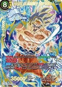 dragonball super card game bt4 colossal warfare height of mastery son goku bt4 075 spr