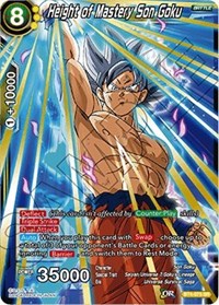 Height of Mastery Son Goku BT4-075 SR