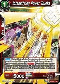 dragonball super card game bt4 colossal warfare intensifying power trunks bt4 012 foil