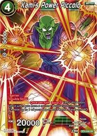 dragonball super card game bt4 colossal warfare kami s power piccolo bt4 049 sr