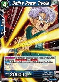 dragonball super card game bt4 colossal warfare oath s power trunks bt4 032 r