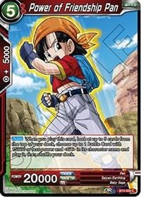 dragonball super card game bt4 colossal warfare power of friendship pan bt4 009 foil