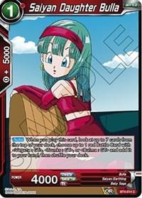 dragonball super card game bt4 colossal warfare saiyan daughter bulla bt4 014 foil