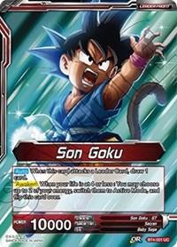 dragonball super card game bt4 colossal warfare son goku energy burst son goku bt4 001 foil