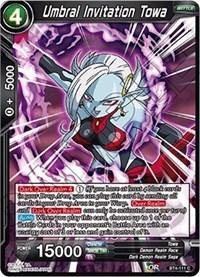 dragonball super card game bt4 colossal warfare umbral invitation towa bt4 111 foil