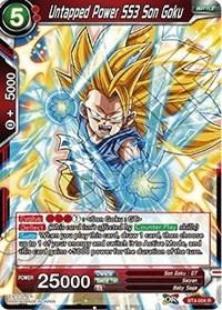 dragonball super card game bt4 colossal warfare untapped power ss3 son goku bt4 004 r