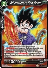 dragonball super card game bt5 miraculous revival adventurous son goku bt5 106 foil