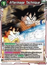 dragonball super card game bt5 miraculous revival afterimage technique bt5 023 foil