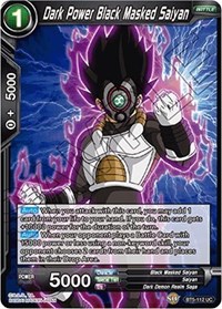 Dark Power Black Masked Saiyan BT5-112 (FOIL)