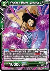 dragonball super card game bt5 miraculous revival endless malice android 17 bt5 064 foil