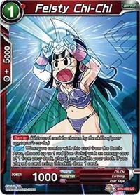 dragonball super card game bt5 miraculous revival feisty chi chi bt5 005 foil