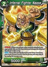 dragonball super card game bt5 miraculous revival infernal fighter nappa bt5 071 foil