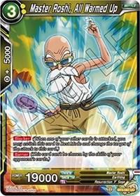 dragonball super card game bt5 miraculous revival master roshi all warmed up bt5 087