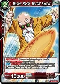 dragonball super card game bt5 miraculous revival master roshi martial expert bt5 012 foil