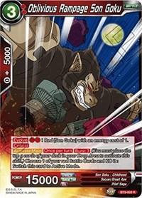 dragonball super card game bt5 miraculous revival oblivious rampage son goku bt5 003