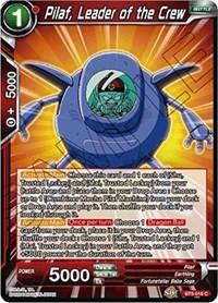 dragonball super card game bt5 miraculous revival pilaf leader of the crew bt5 016 foil