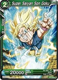 dragonball super card game bt5 miraculous revival super saiyan son goku bt5 056 green foil