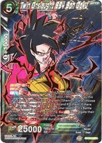 dragonball super card game bt5 miraculous revival twin onslaught ss4 son goku spr bt5 055